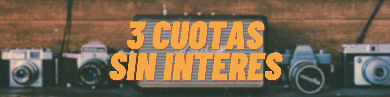 3 cuotas sin interés